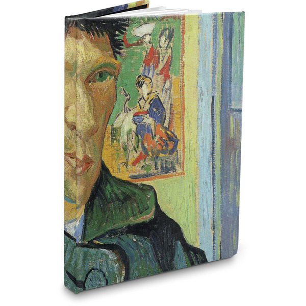 Custom Van Gogh's Self Portrait with Bandaged Ear Hardbound Journal - 5.75" x 8"