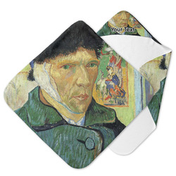 Van Gogh's Self Portrait with Bandaged Ear Hooded Baby Towel