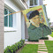 Van Gogh's Self Portrait with Bandaged Ear House Flags - Double Sided - LIFESTYLE