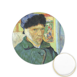 Van Gogh's Self Portrait with Bandaged Ear Printed Cookie Topper - 1.25"