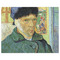 Van Gogh's Self Portrait with Bandaged Ear Indoor / Outdoor Rug - 8'x10' - Front Flat