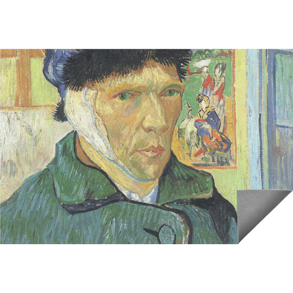 Custom Van Gogh's Self Portrait with Bandaged Ear Indoor / Outdoor Rug - 2'x3'