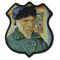 Van Gogh's Self Portrait with Bandaged Ear Iron On Patch - Shield - Style C - Front