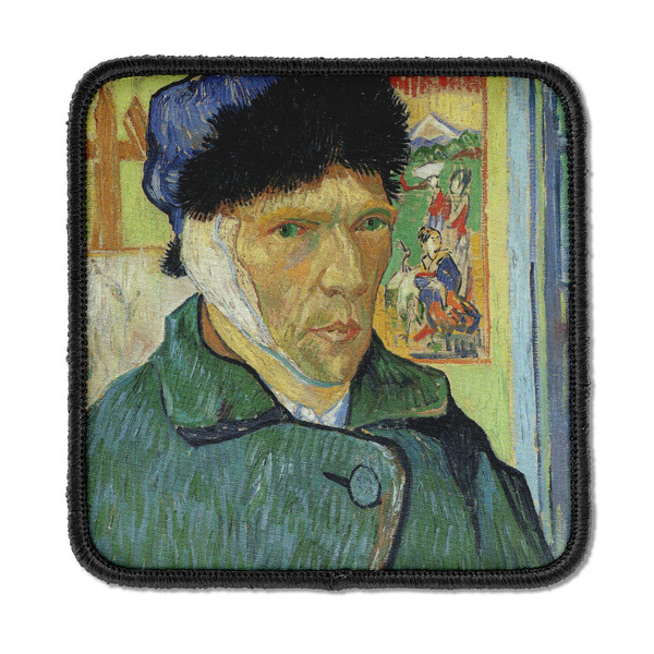 Custom Van Gogh's Self Portrait with Bandaged Ear Iron On Square Patch