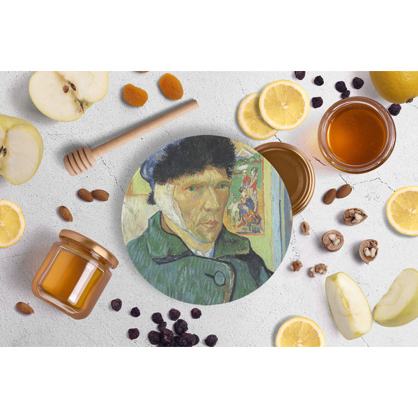 Van Gogh's Self Portrait with Bandaged Ear Jar Opener - Lifestyle Image