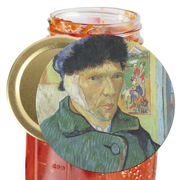 Custom Van Gogh's Self Portrait with Bandaged Ear Jar Opener