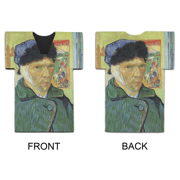 Van Gogh's Self Portrait with Bandaged Ear Jersey Bottle Cooler - APPROVAL