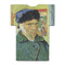 Van Gogh's Self Portrait with Bandaged Ear Jersey Bottle Cooler - BACK (flat)