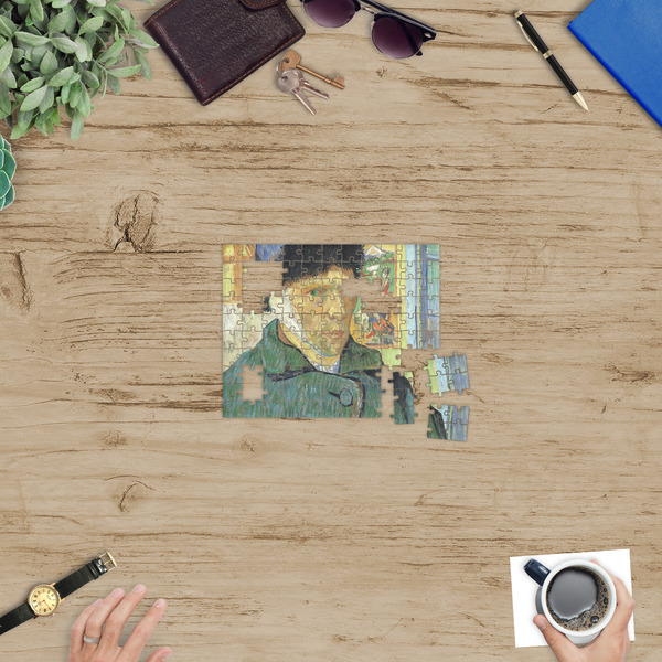 Van Gogh's Self Portrait with Bandaged Ear Jigsaw Puzzle 110 Piece - In Context