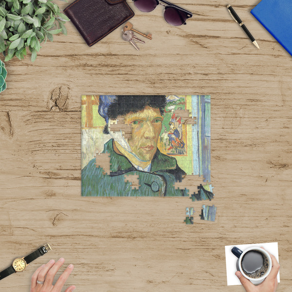 Van Gogh's Self Portrait with Bandaged Ear Jigsaw Puzzle 252 Piece - In Context