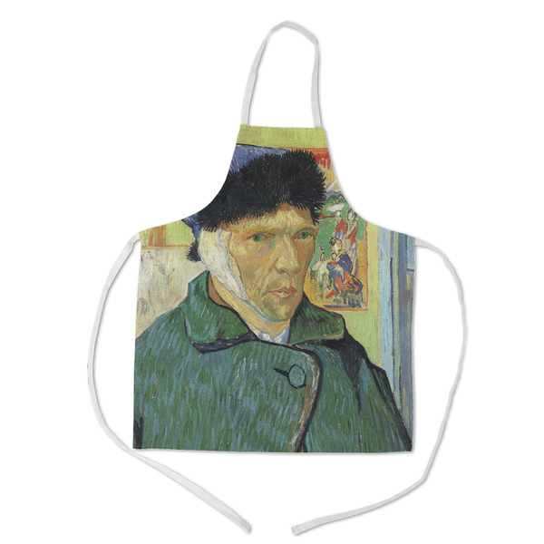 Custom Van Gogh's Self Portrait with Bandaged Ear Kid's Apron - Medium