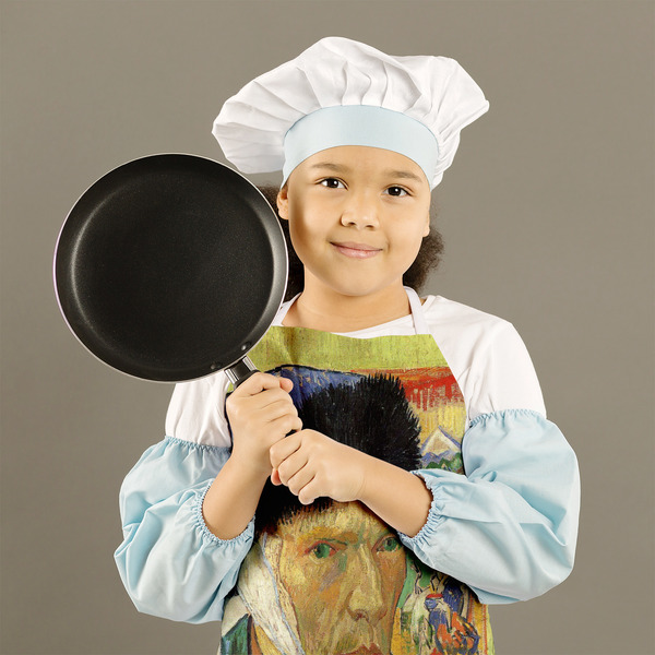 Van Gogh's Self Portrait with Bandaged Ear Kid's Aprons - Medium - Lifestyle