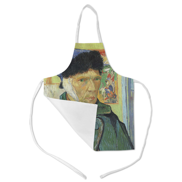Van Gogh's Self Portrait with Bandaged Ear Kid's Aprons - Medium - Main (med/lrg)