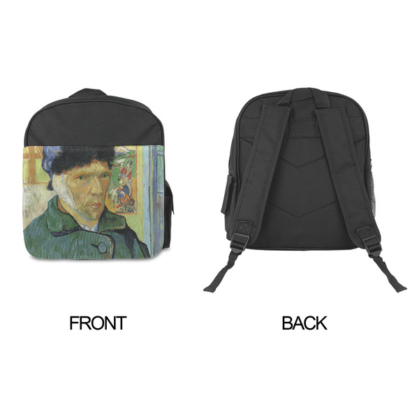 Van Gogh's Self Portrait with Bandaged Ear Kid's Backpack - Approval