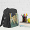 Van Gogh's Self Portrait with Bandaged Ear Kid's Backpack - Lifestyle