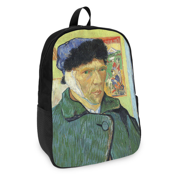 Custom Van Gogh's Self Portrait with Bandaged Ear Kids Backpack