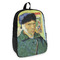Van Gogh's Self Portrait with Bandaged Ear Kids Backpack - Angled View