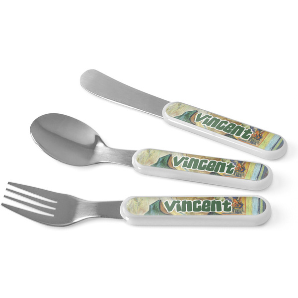 Custom Van Gogh's Self Portrait with Bandaged Ear Kid's Flatware