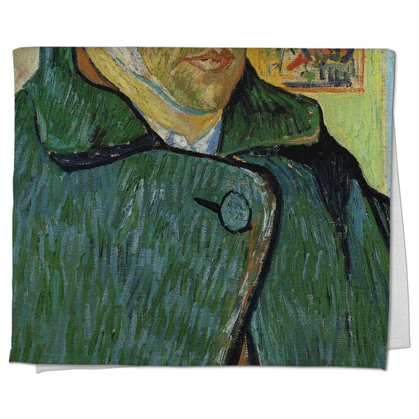 Custom Van Gogh's Self Portrait with Bandaged Ear Kitchen Towel - Poly Cotton