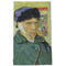 Van Gogh's Self Portrait with Bandaged Ear Kitchen Towel - Poly Cotton - Full Front