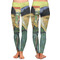 Van Gogh's Self Portrait with Bandaged Ear Ladies Leggings - Front and Back