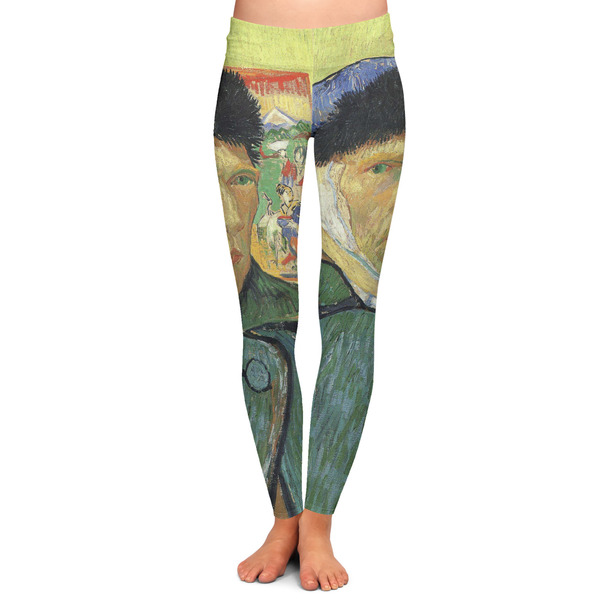 Custom Van Gogh's Self Portrait with Bandaged Ear Ladies Leggings - Medium