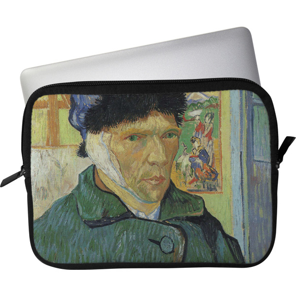 Custom Van Gogh's Self Portrait with Bandaged Ear Laptop Sleeve / Case - 15"