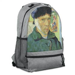 Van Gogh's Self Portrait with Bandaged Ear Backpack - Gray