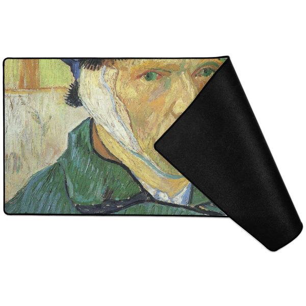 Van Gogh's Self Portrait with Bandaged Ear Large Gaming Mats - Front w/ Fold