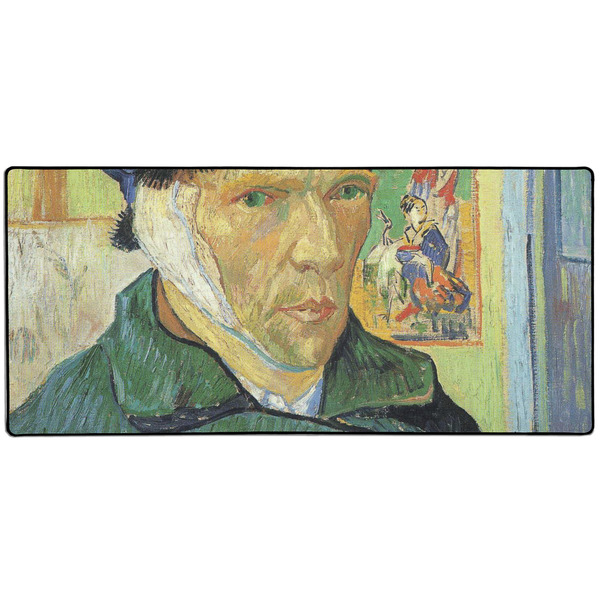 Custom Van Gogh's Self Portrait with Bandaged Ear 3XL Gaming Mouse Pad - 35" x 16"