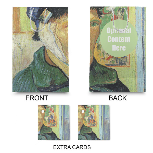 Van Gogh's Self Portrait with Bandaged Ear Large Gift Bag - Approval