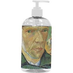 Van Gogh's Self Portrait with Bandaged Ear Plastic Soap / Lotion Dispenser (16 oz - Large - White)