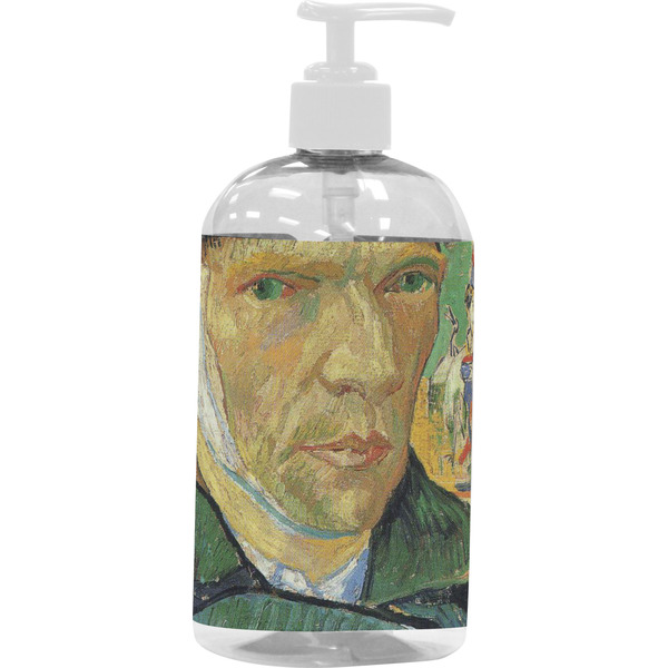 Van Gogh's Self Portrait with Bandaged Ear Large Liquid Dispenser (16 oz) - White