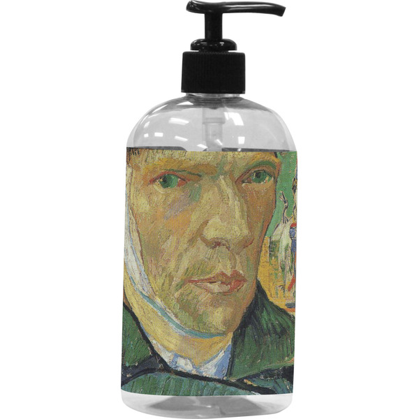 Custom Van Gogh's Self Portrait with Bandaged Ear Plastic Soap / Lotion Dispenser