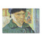 Van Gogh's Self Portrait with Bandaged Ear Large Rectangle Car Magnets- Front/Main/Approval