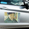 Van Gogh's Self Portrait with Bandaged Ear Large Rectangle Car Magnets- In Context