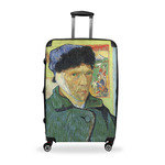 Van Gogh's Self Portrait with Bandaged Ear Suitcase - 28" Large - Checked