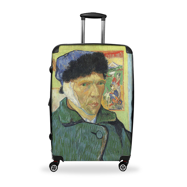 Custom Van Gogh's Self Portrait with Bandaged Ear Suitcase - 28" Large - Checked
