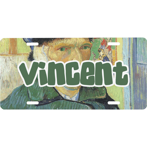 Custom Van Gogh's Self Portrait with Bandaged Ear Front License Plate
