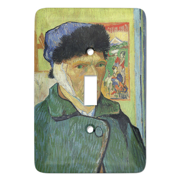 Custom Van Gogh's Self Portrait with Bandaged Ear Light Switch Cover (Single Toggle)