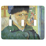 Van Gogh's Self Portrait with Bandaged Ear Light Switch Cover (3 Toggle Plate)