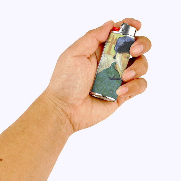 Van Gogh's Self Portrait with Bandaged Ear Lighter Case - Lifestyle