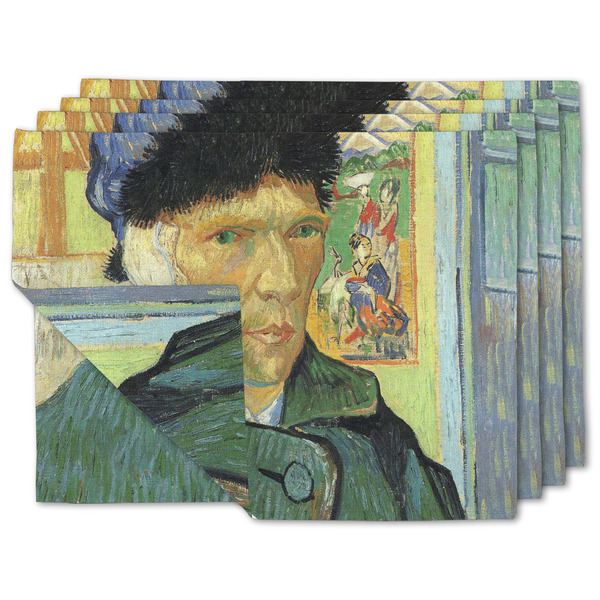 Custom Van Gogh's Self Portrait with Bandaged Ear Linen Placemat