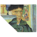 Van Gogh's Self Portrait with Bandaged Ear Double-Sided Linen Placemat - Single