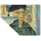 Van Gogh's Self Portrait with Bandaged Ear Double-Sided Linen Placemat - Single