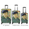 Van Gogh's Self Portrait with Bandaged Ear Luggage Bags all sizes - With Handle