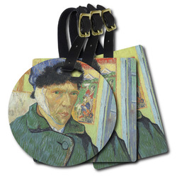 Van Gogh's Self Portrait with Bandaged Ear Plastic Luggage Tag