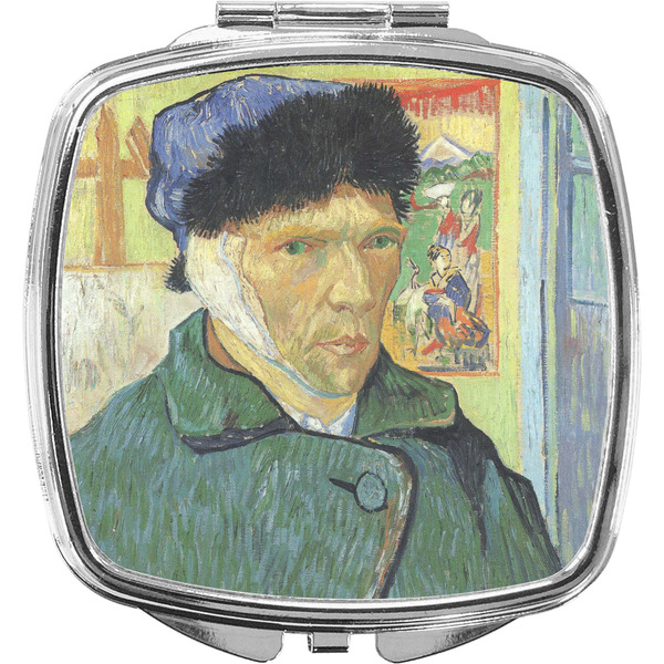 Custom Van Gogh's Self Portrait with Bandaged Ear Compact Makeup Mirror