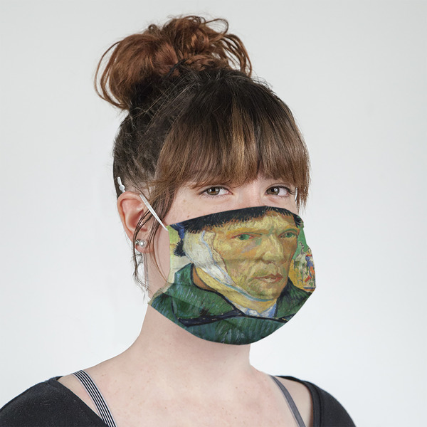 Van Gogh's Self Portrait with Bandaged Ear Mask - Quarter View on Girl