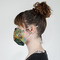 Van Gogh's Self Portrait with Bandaged Ear Mask - Side View on Girl